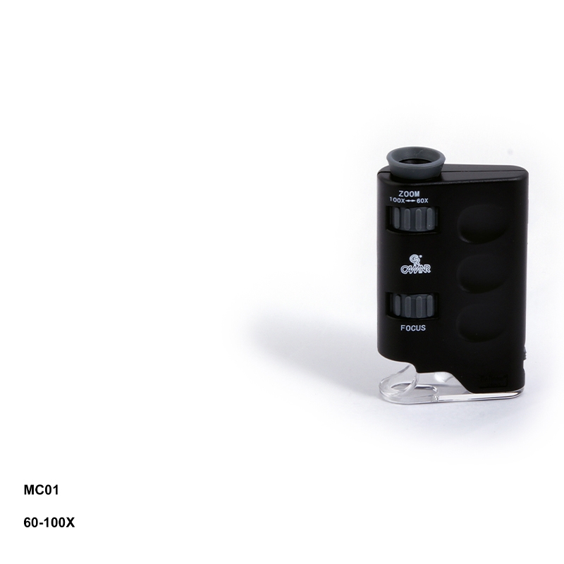 تصویر  میكروسكوپ جیبی چراغ دار   MC01  كامار (هنگ كنگ) 60X-100X
