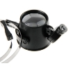 تصویر  ذره بین و لوپ  چشمی ساعت سازی  MG13B-A LED - تسمه دار كامار (چین) 30mM 7X