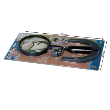 تصویر  ذره بین و لوپ پایه دار رومیزی  SML23A  كامار (هنگ كنگ)130mm 2X