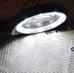 تصویر  ذره بین و لوپ دستی چراغ دار  6906B دور LED كامار (چین) 120mm 2X-5X