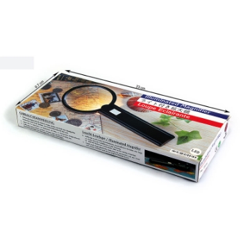 تصویر  ذره بین و لوپ دستی چراغ دار  7501LGL LED كامار (هنگ كنگ)90mm 2/5X