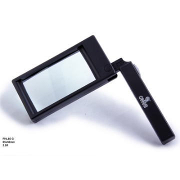 تصویر  ذره بین و لوپ دستی چراغ دار  FHL85G دسته جمع شو كامار (هنگ كنگ)(85*50mm) 2/5X