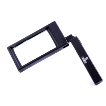 تصویر  ذره بین و لوپ دستی چراغ دار  FHL85G دسته جمع شو كامار (هنگ كنگ)(85*50mm) 2/5X