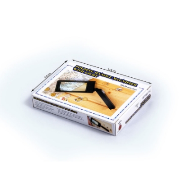 تصویر  ذره بین و لوپ دستی چراغ دار  FHL85G دسته جمع شو كامار (هنگ كنگ)(85*50mm) 2/5X