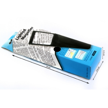 تصویر  ذره بین و لوپ دستی چراغ دار  LO 151A  كامار (هنگ كنگ)(55*50mm) 2/5X