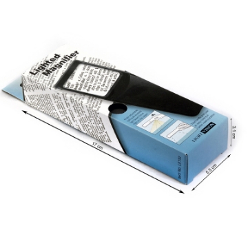 تصویر  ذره بین و لوپ دستی چراغ دار  LO 152A  كامار (هنگ كنگ)(50*45mm) 3X