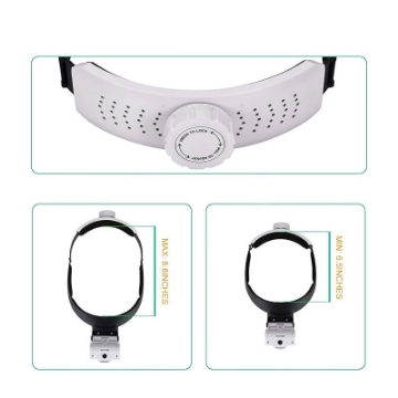 تصویر  ذره بین و لوپ دورسری چراغ دار  MG82000-J LED كامار (چین)  1X-1/5X-2X-2/5X-3/5X