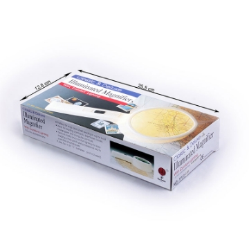 تصویر  ذره بین و لوپ كاسه ای  7711 LED كامار (هنگ كنگ)110mm 2/5X