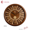 ساعت دیواری چوب طبیعی قطر 60 سانتی‌متر کامار (CAMAR) کد 6706