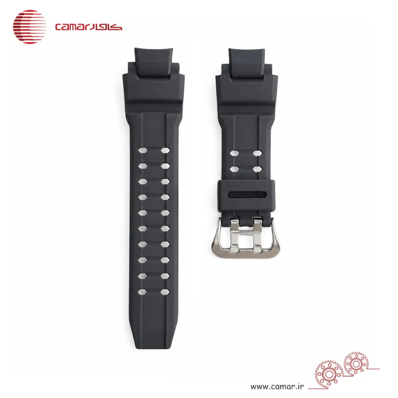 بند ساعت کاسیو (رابر) PU سایز 22 کامار (CAMAR) تولید هنگ کنگ کد 307 G-SHOCK GA-1000