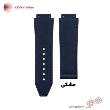 بند ساعت چرم طبیعی هابلوت طرح تخت کامار (Camar) تولید ایران کد HUBLOT