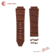 بند ساعت چرم طبیعی هابلوت طرح کروکودیل کامار (Camar) تولید ایران کد HUBLOT