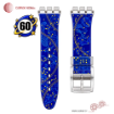 بند ساعت رابر سواچ طرح دار شفاف سایز 17mmSW کامار (CAMAR) تولید هنگ کنگ کد 60